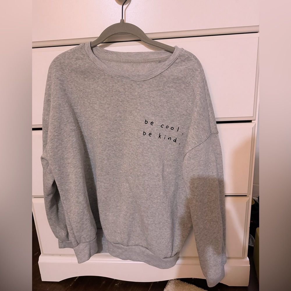 be cool be kind grey crew
